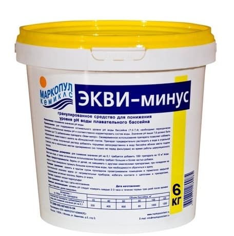 ЭКВИ - МИНУС порошок 6 кг