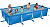Каркасный бассейн Intex Rectangular Frame Pool 450 х 220 х 85 см, арт. 28273
